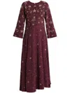 Ilta Jasmine Maxi Dress In Red