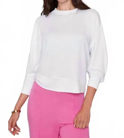 Iltm Alessia Provence Sweatshirt In White In Multi