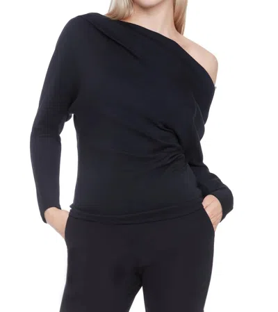 Iltm Dolman Sleeve Top In Ivory In Black