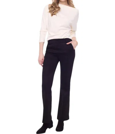 Iltm Skye Pant With Foldover Waistband In Black