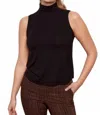 Iltm Kali Sleeveless Turtleneck Top In Black In Black