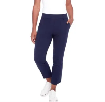 Iltm Kick Pull On Flare Pants In Navy In Blue