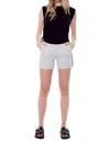 Iltm Madison Lisa Striped Techno Short In Black/white Stripes In Multi