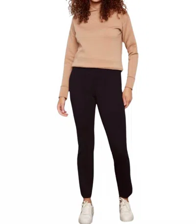 Iltm Scotty Slim Ponte Pants In Black