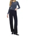 Iltm Selena Vegan Silk Pant In Black In Black