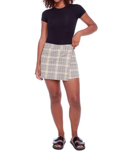 Iltm Shira Plaid Skort In Boomer Plaid In Multi
