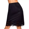 Ilusion Half Slip With Lace Trim 24"- 1017 In Black