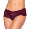 Ilusion Lace Boyshort- 3418 In Burgundy