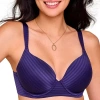 Ilusion Luxe Stripe Full Coverage Bra- 70024 In Blue