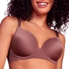 Ilusion Luxe Stripe Full Coverage Bra- 70024 In Brown