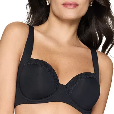 Ilusion Max Support Lace Trim Smoothing Bra - 70183 In Black