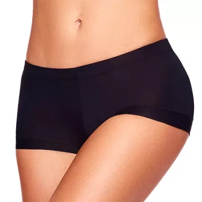 Ilusion Microfiber Rear Lifting Boyshort- 1407 In Black