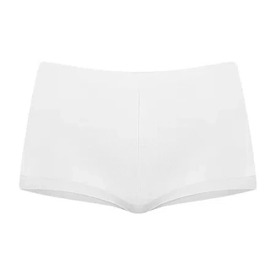 Ilusion Microfiber Rear Lifting Boyshort- 1407 In White