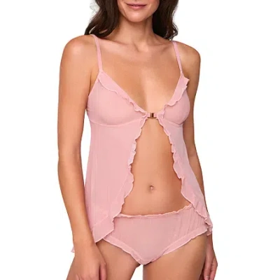 Ilusion Womens Average + Full Figure Babydoll 71057 In Multi