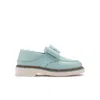 Ilvi Adia Light Blue Leather Women's Loafer In Blue