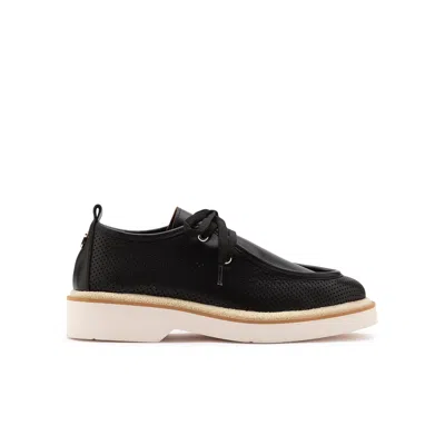 Ilvi Afsana Black Leather Women's Oxford