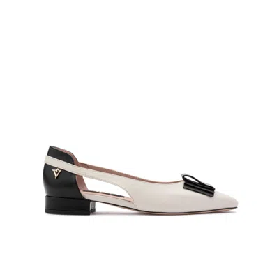 Ilvi Black Katyin Beige Leather Women's Sandal