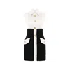 Ilvi Black / White Otylia Ecru Women's Dress In Black/white