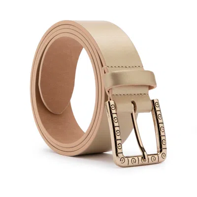 Ilvi Cle Gold Leather Women's Belt