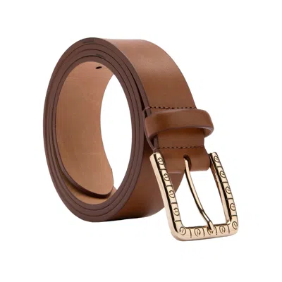 Ilvi Cle Saddle Brown Leather Women's Belt