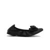Ilvi Giota Black Leather Women's Ballerina