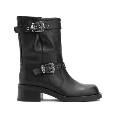 Ilvi Grazia Black Leather Women's Boot