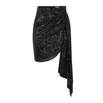 Ilvi Hughes Black Women's Sequin Skirt