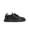 Ilvi Korevaar Black Leather Women's Sneaker In Black