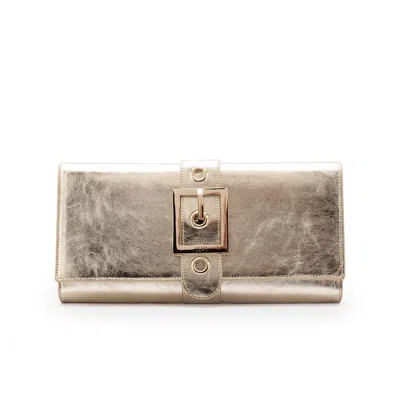 Ilvi Martina Gold Leather Women's Handbag