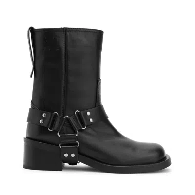 Ilvi Matthew Black Leather Women's Boot