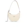 Ilvi Neutrals Sindire Cream Floater Leather Women's Shoulder Bag In Black/white
