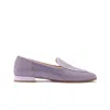 Ilvi Pink / Purple Himari Lilac Suede Leather Women's Loafer With Stones In Pink/purple