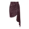 Ilvi Pink / Purple Hughes Purple Women's Sequin Skirt In Pink/purple
