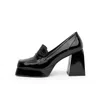 Ilvi Senat Black Patent Leather Women's Pump In Black