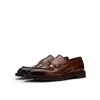 Ilvi Solveig Saddle Brown Florentic Leather Men's Loafer In Brown