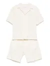 I'm Brian Drawstring-fastening Shorts In White