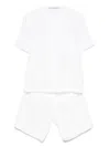 I'm Brian Drawstring Linen Shorts In White
