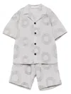 I'm Brian Embroidered Sorts Set In 灰色