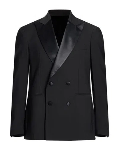I'm Brian Man Blazer Black Size 44 Wool, Polyester, Elastane
