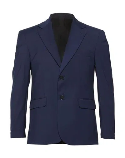 I'm Brian Man Blazer Blue Size 34 Polyester, Viscose, Elastane In Multi