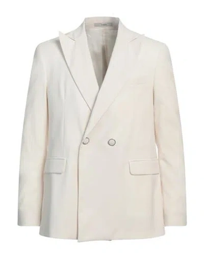 I'm Brian Man Blazer Ivory Size 38 Polyester, Viscose, Elastane In White