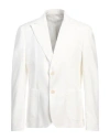 I'm Brian Man Blazer Ivory Size 40 Polyester, Viscose, Elastane In White