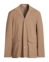 I'm Brian Man Blazer Light Brown Size L Polyester, Viscose, Elastane In Brown