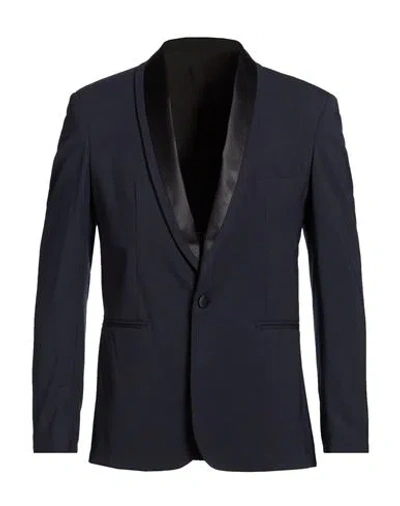 I'm Brian Man Blazer Midnight Blue Size 36 Polyester, Tencel, Wool, Elastane