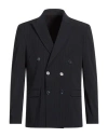 I'm Brian Man Blazer Midnight Blue Size 42 Polyester, Rayon, Elastane In Blue