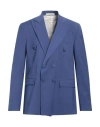 I'm Brian Man Blazer Navy Size 42 Polyester, Viscose, Elastane In Blue