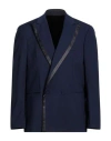 I'm Brian Man Blazer Navy Size 44 Polyester, Viscose, Elastane In Blue