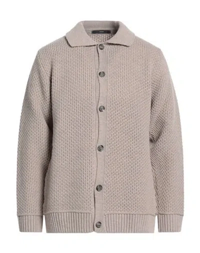 I'm Brian Man Cardigan Beige Size L Wool, Acrylic In Multi