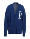 I'm Brian Man Cardigan Blue Size Xl Acrylic, Wool In Blue