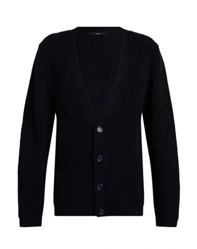 I'm Brian Man Cardigan Midnight Blue Size M Wool, Acrylic